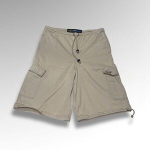 Vintage 90s BC Ethic Baggy Khaki Cargo Shorts 🩳